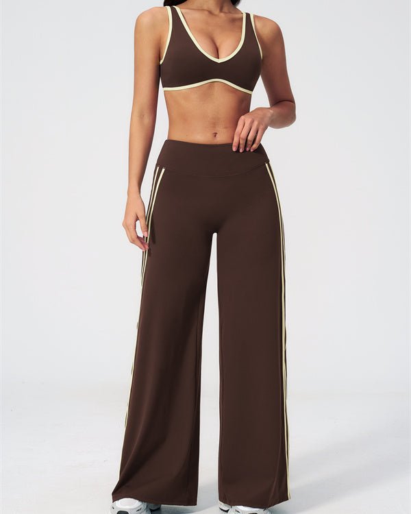 V-Neck Straight Leg SetVOLTRA FIT