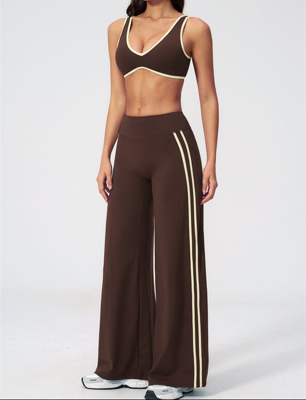 V-Neck Straight Leg SetVOLTRA FIT