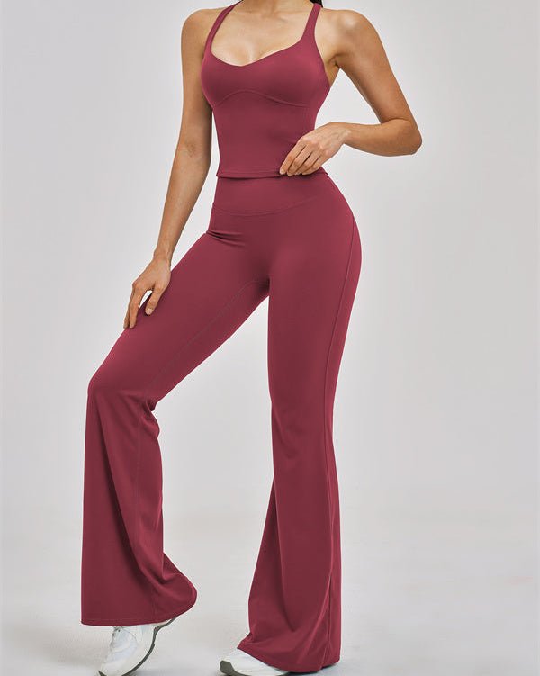Valenne Cross-Back Crop TopCrop Tops & TeesVOLTRA FIT