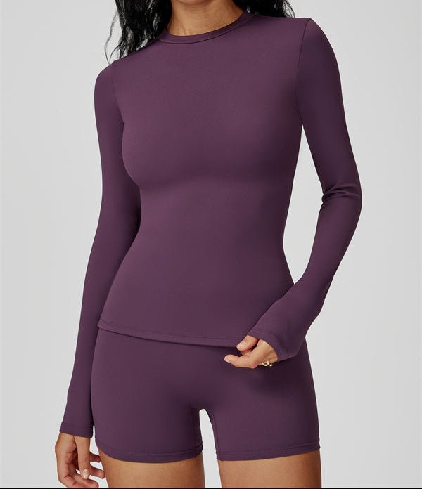 Valenne Sculpting Long-Sleeve TopCrop Tops & TeesVOLTRA FIT