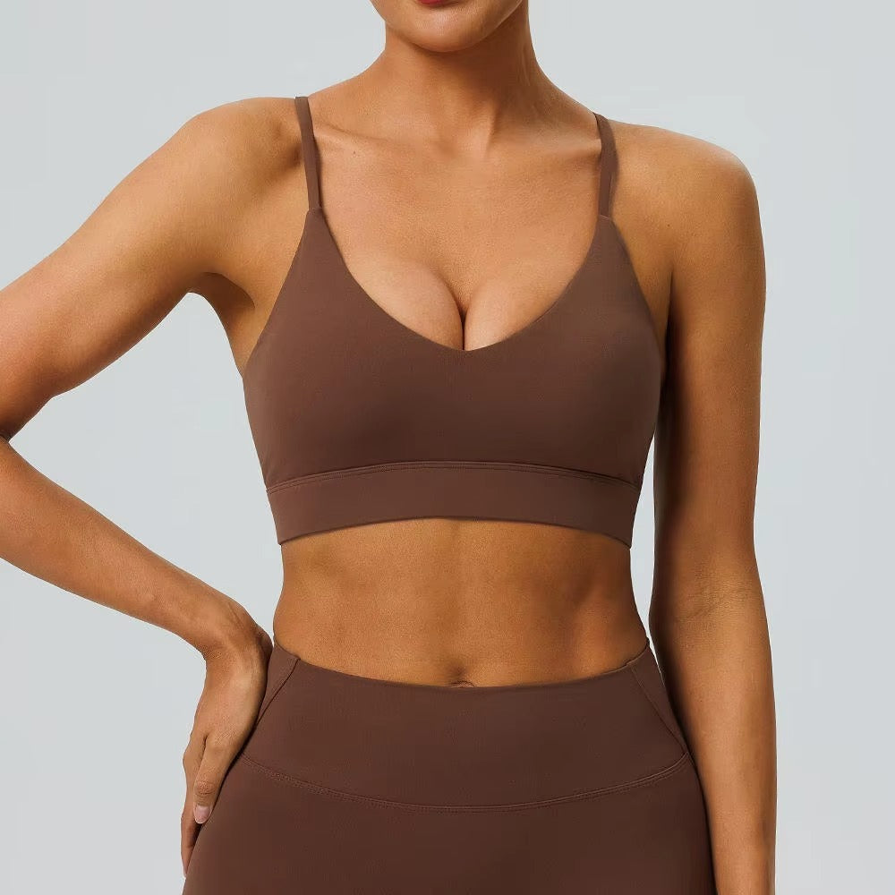 Cross Back Sports Bra