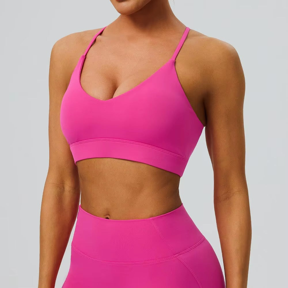 Cross Back Sports Bra