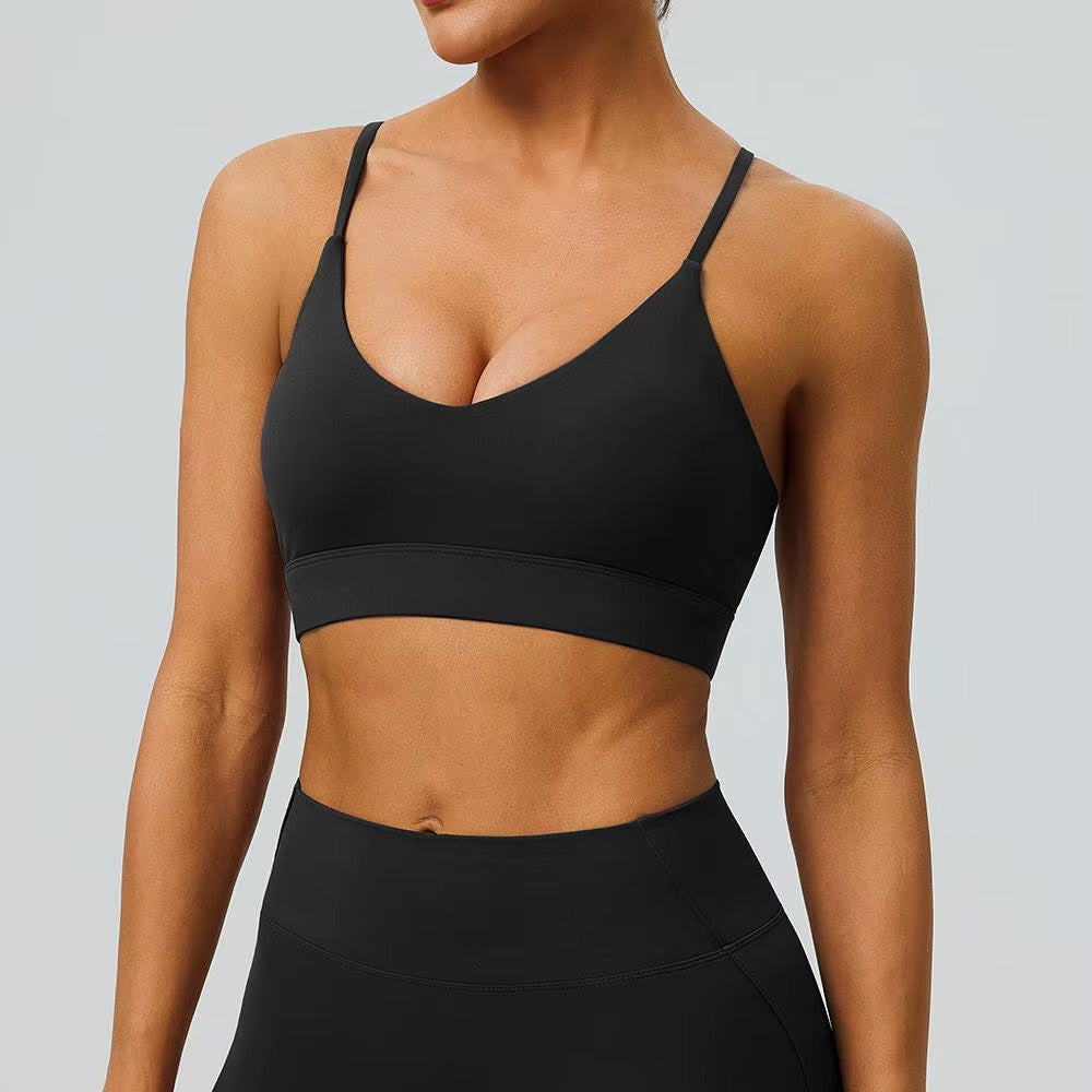 Cross Back Sports Bra