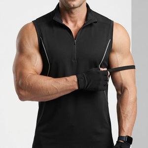 Velocity Quarter-Zip Training TankSports VestVOLTRA FIT