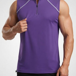 Velocity Quarter-Zip Training TankSports VestVOLTRA FIT