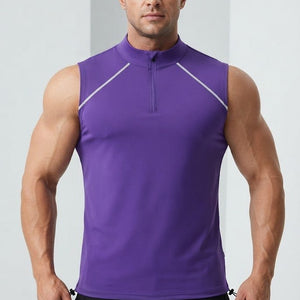 Velocity Quarter-Zip Training TankSports VestVOLTRA FIT