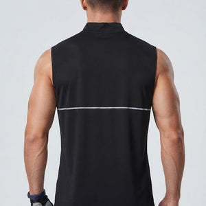 Velocity Quarter-Zip Training TankSports VestVOLTRA FIT