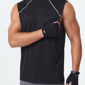 Velocity Quarter-Zip Training TankSports VestVOLTRA FIT