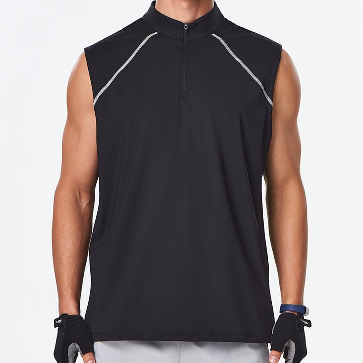 Velocity Quarter-Zip Training TankSports VestVOLTRA FIT