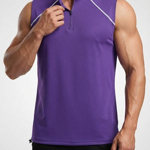 Velocity Quarter-Zip Training TankSports VestVOLTRA FIT