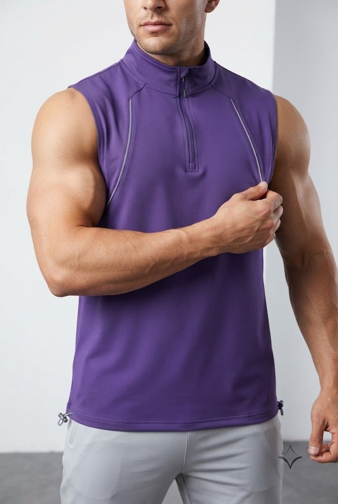 Velocity Quarter-Zip Training TankSports VestVOLTRA FIT