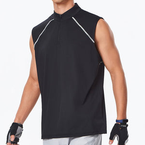 Velocity Quarter-Zip Training TankSports VestVOLTRA FIT