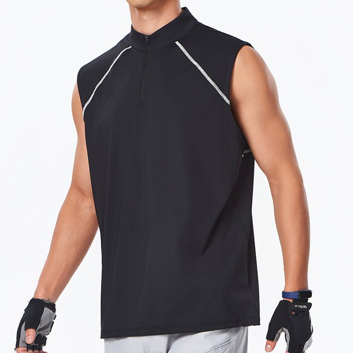 Velocity Quarter-Zip Training TankSports VestVOLTRA FIT