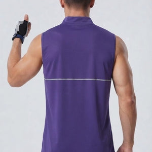 Velocity Quarter-Zip Training TankSports VestVOLTRA FIT