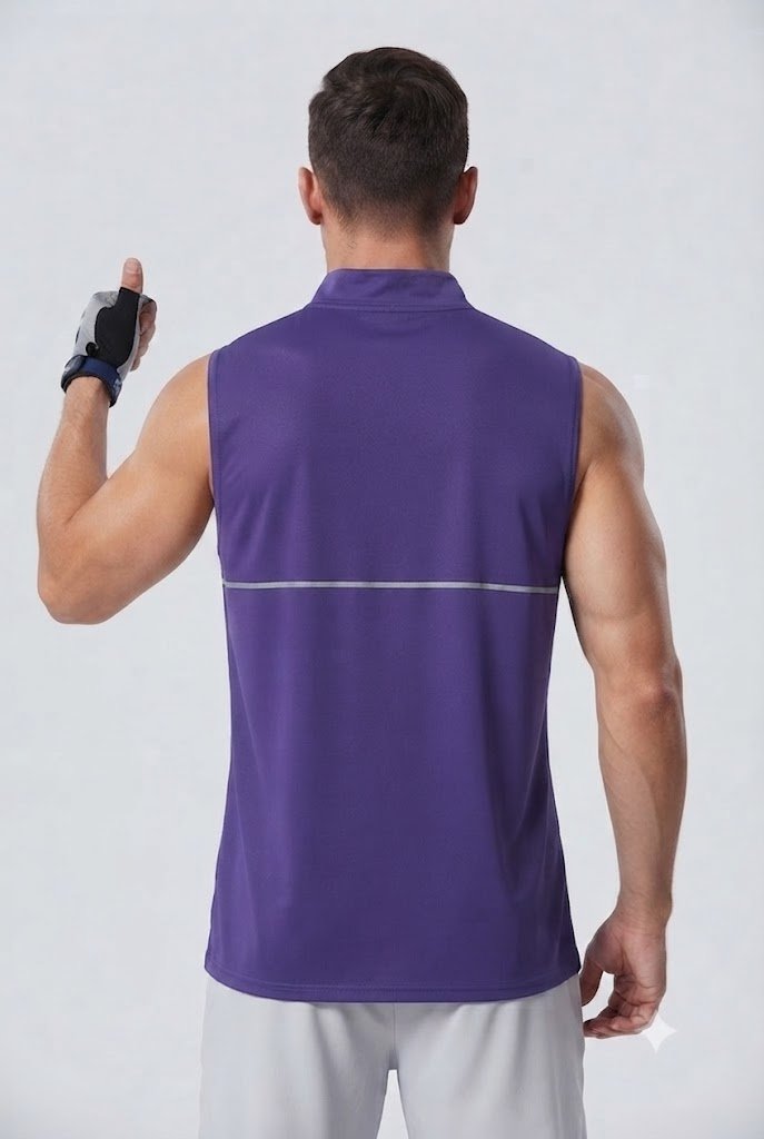 Velocity Quarter-Zip Training TankSports VestVOLTRA FIT