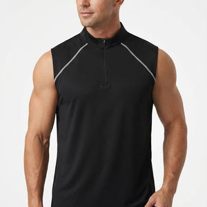 Velocity Quarter-Zip Training TankSports VestVOLTRA FIT