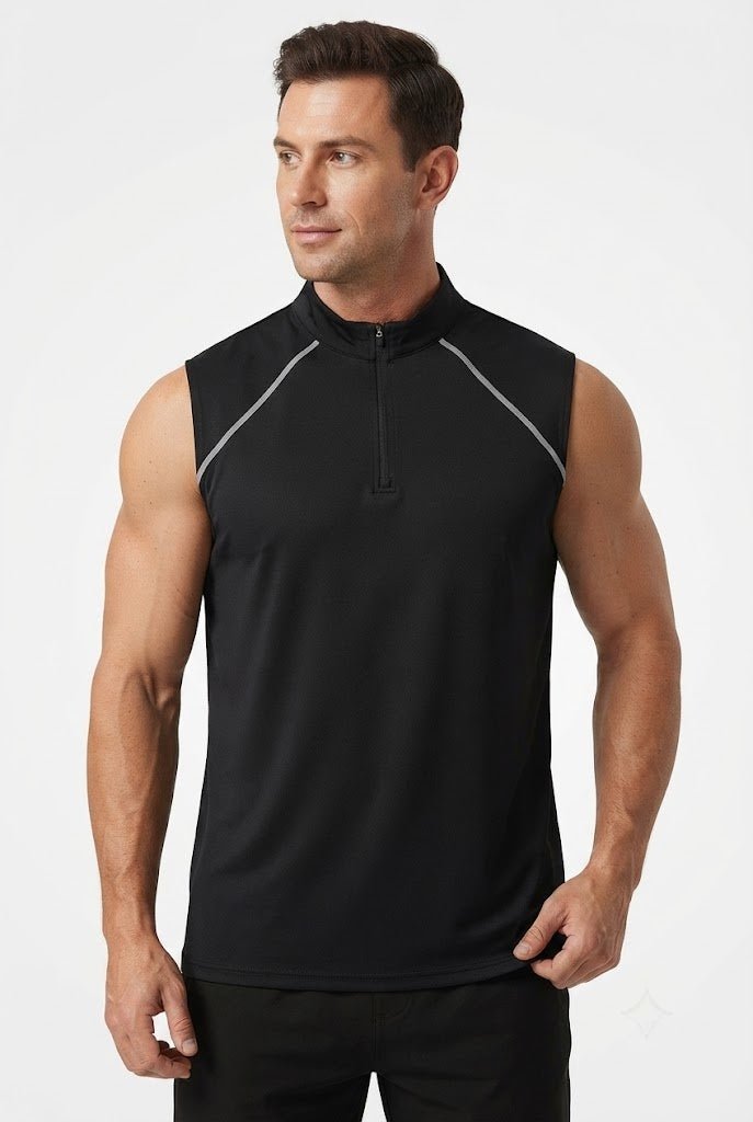 Velocity Quarter-Zip Training TankSports VestVOLTRA FIT