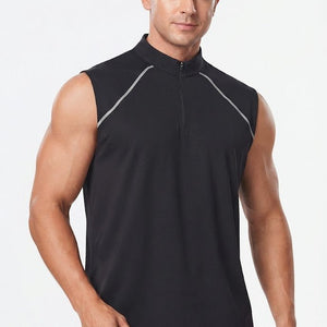 Velocity Quarter-Zip Training TankSports VestVOLTRA FIT