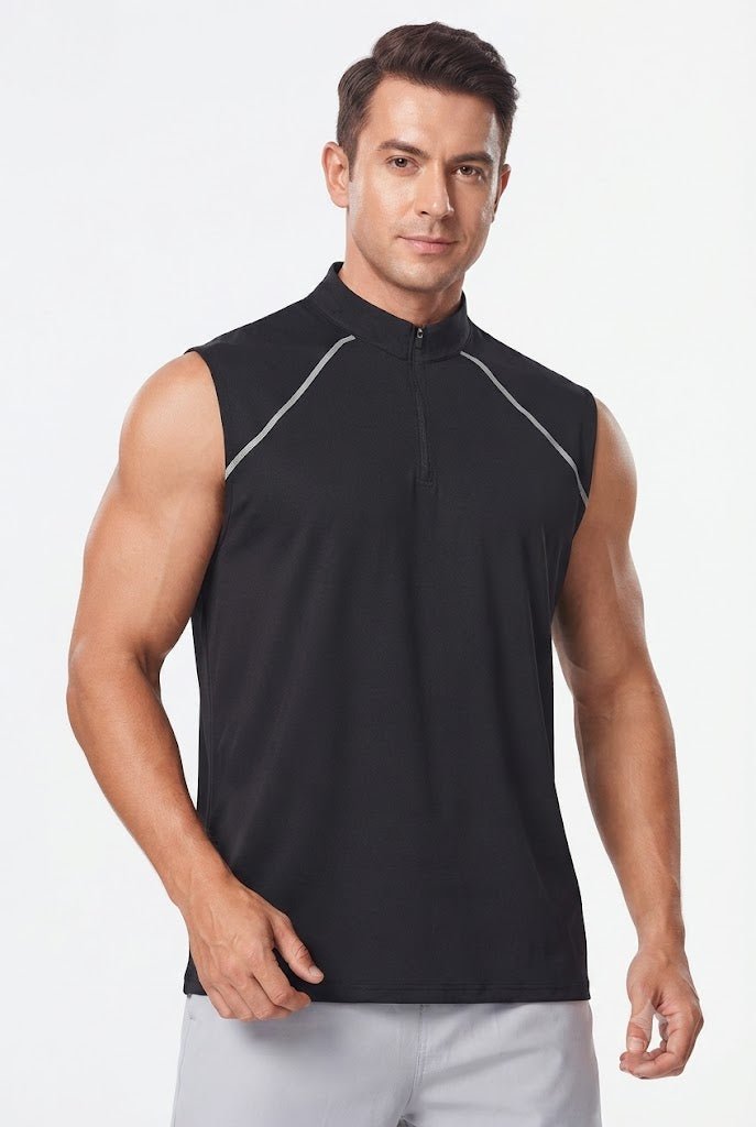 Velocity Quarter-Zip Training TankSports VestVOLTRA FIT