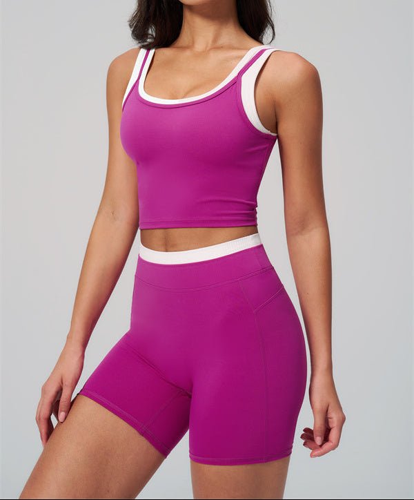 Velora Color-Block Crop TankCrop Tops & TeesVOLTRA FIT