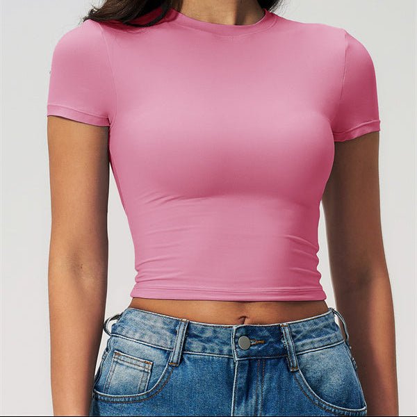 Velora Fitted Workout T-ShirtShirts & TopsVOLTRA FIT